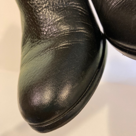 Sam Edelman Black Leather Betty Booties Ankle Boots Size 6.5 - Picture 9 of 14